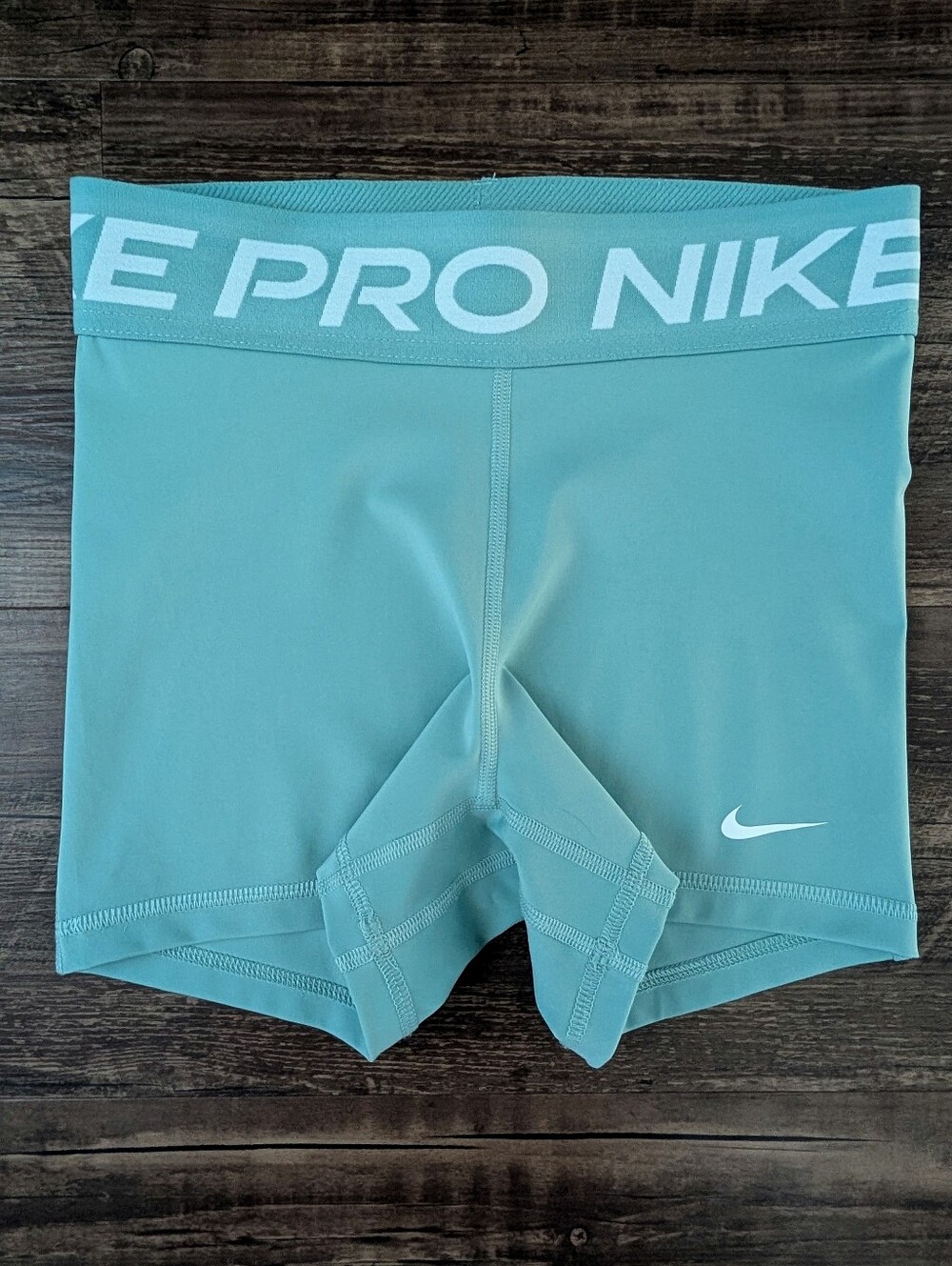 Nike Pro Turquoise Teal Bike Shorts
